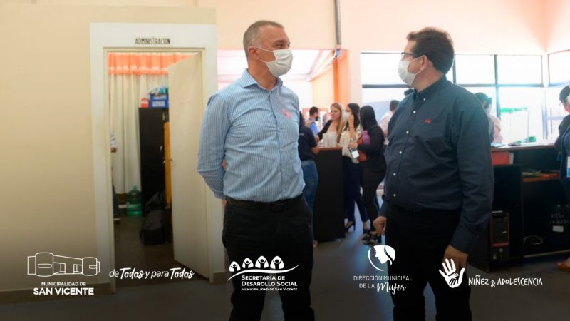 Comunales sanvicentinas: El Vicegobernador Arce y el Intendente Rodríguez presentes en la puesta en marcha de la dirección municipal de la Niñez y Adolescencia