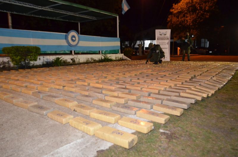 CORRIENTES – GN incautó partida de droga con un avalúo de más 86 millones de pesos