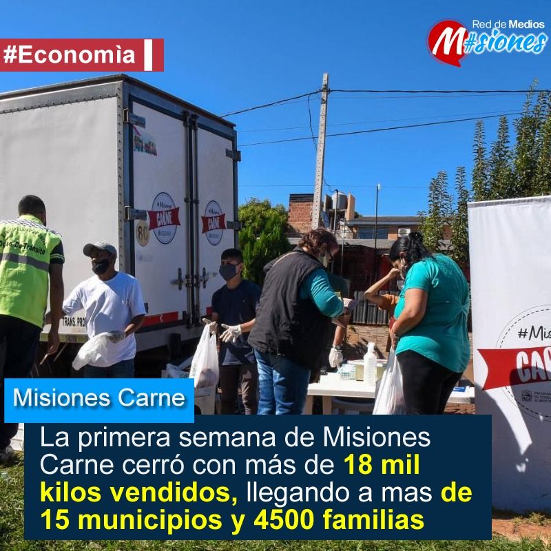 La primera semana de #MisionesCarne cerró con más de 18 mil kg vendidos