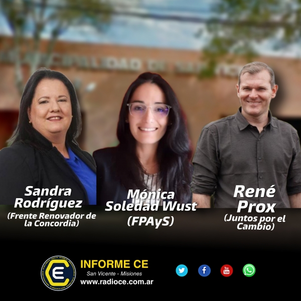 San Vicente: Estos son los concejales electos que asumirán el 10 de diciembre