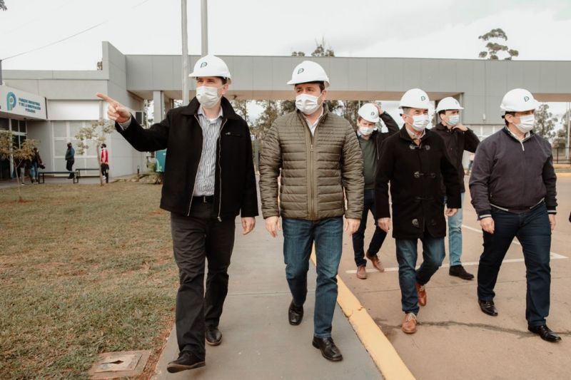 Herrera Ahuad en el Parque Industrial de Posadas: "Proyectos de avanzada y orgullosamente misioneros"
