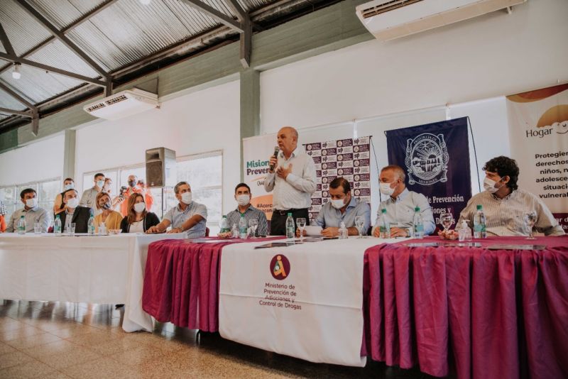 Herrera Ahuad acompañó la primera reunión del Consejo Consultivo Provincial de Prevención de Consumos Problemáticos y Adicciones