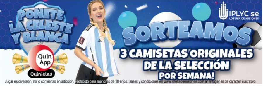 Misiones – Fútbol Mundial Qatar 2022: Súper sorteo para alentar a la Selección Argentina