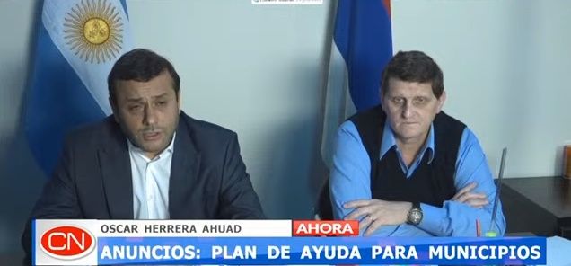 Herrera Ahuad anunció que se destinarán 60 millones de pesos para asistencia a municipios