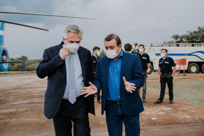 El Presidente Fernández elogió el Plan de Manejo del Fuego que tiene Misiones