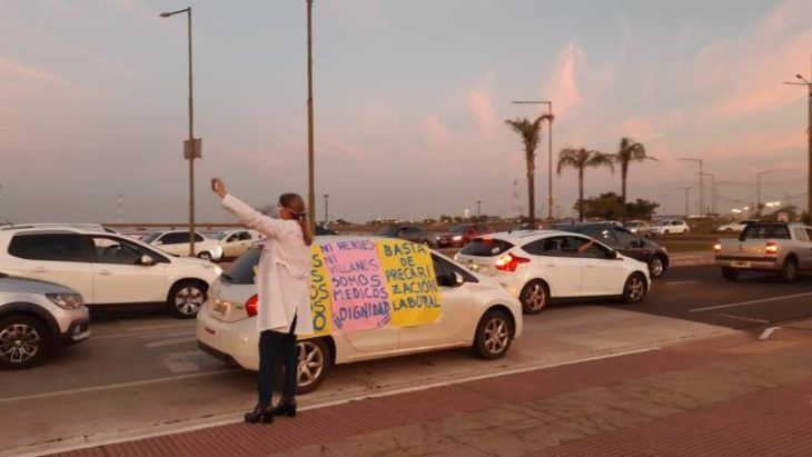 Tras acuerdo autoconvocados de Salud en Misiones levantaron la protesta
