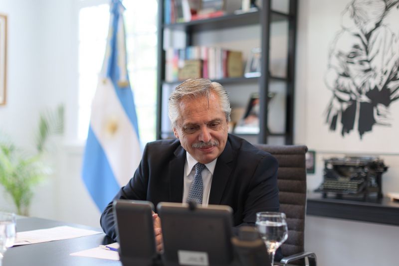 El Presidente Fernández se refirió a su conversación con Vladimir Putin