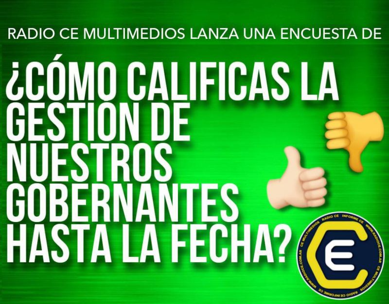 Encuesta: ¿CÓMO CALIFICAS A NUESTROS GOBERNANTES HASTA LA FECHA?