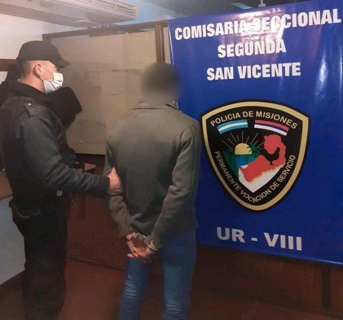 MISIONES - San Vicente: Un hombre fue detenido por atacar con un machete a su amigo