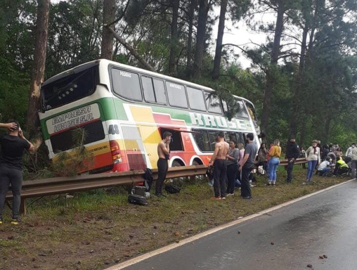 MISIONES - Gdor. Roca: Tres muertos y 5 heridos en un accidente de colectivo