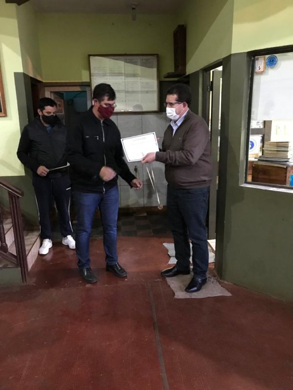 Comunales sanvicentinas: Homenaje a Bomberos Voluntarios de la localidad