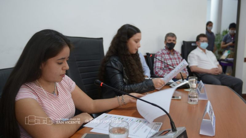 Comunales sanvicentinas- Escuelas secundarias participaron del Concejo Estudiantil