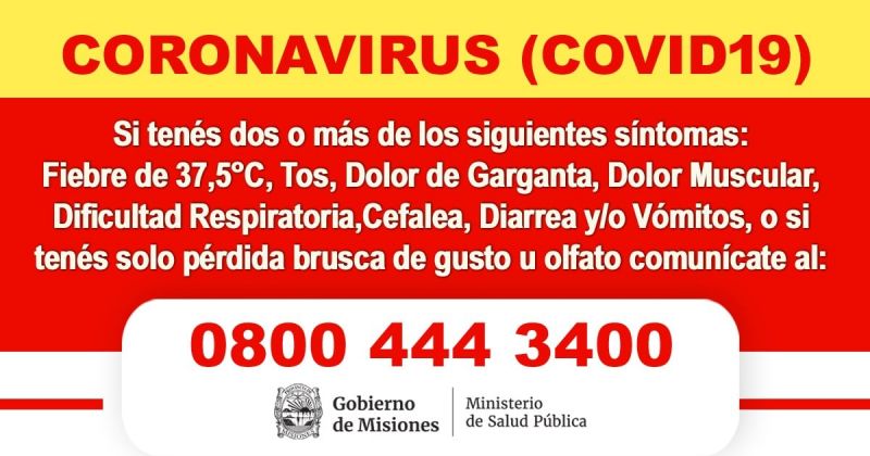 Recuerdan que se pueden realizar consultas online por síntomas asociados a COVID-19
