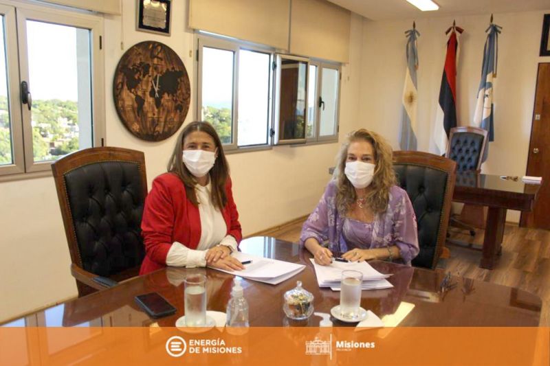 Firma de convenio entre el Superior Tribunal de Justicia y Energía de Misiones S.A.