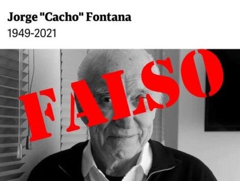 Cacho Fontana habló tras el falso rumor de su muerte: "Me tienen para rato"