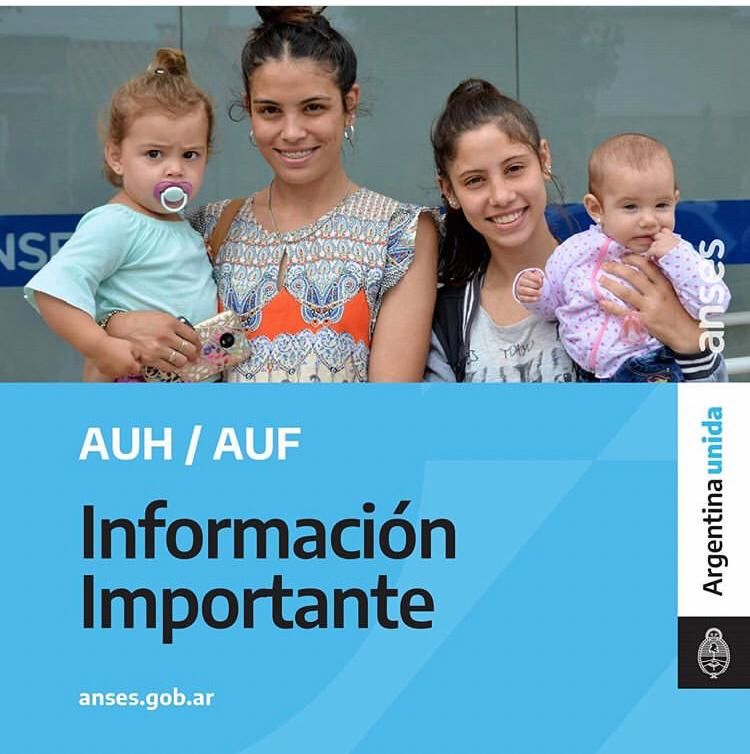 ANSeS comunica importantes modificaciones para AUH/AUF