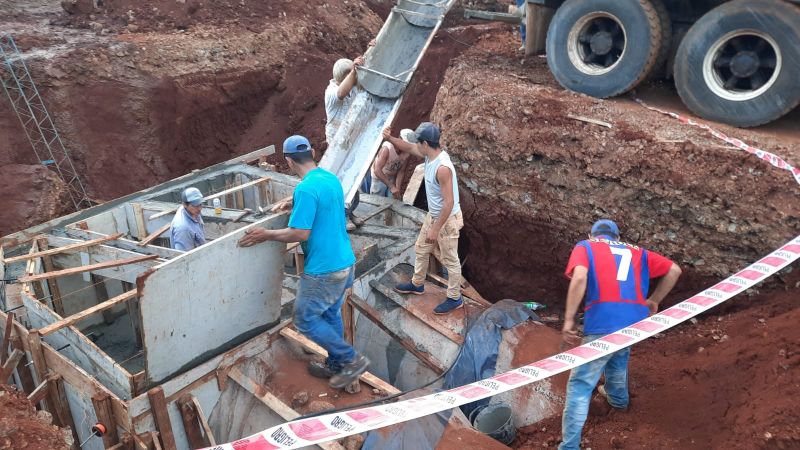 Comunales sanvicentinas: Avanzan obras de canalización pluvial