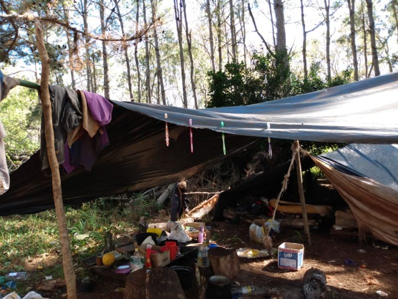 Andresito (Misiones): Se detecto un campamento de tareferos en estado de insalubridad