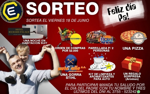 Radio Ce Multimedios homenajea a los Papis con sorteo de regalos - Y LOS GANADORES SON....!!!!