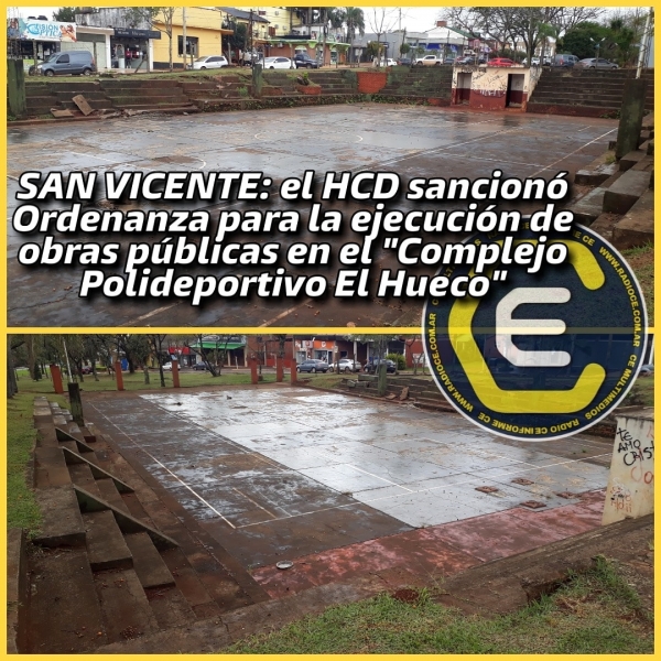 Comales sanvicentinas: El HCD sancionó Ordenanza para el “Complejo Polideportivo El Hueco”