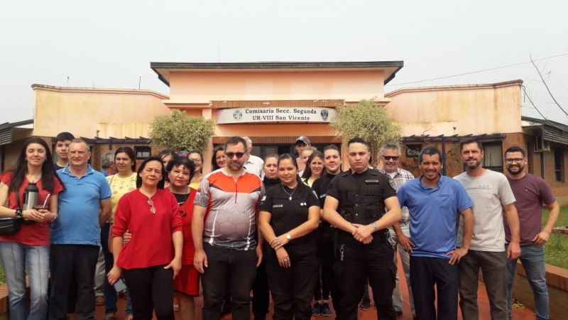 Comunales sanvicentinas: Manifestación en contra de la violencia, “Cuidemos toda vida” - (incluye nota con la Of. Miranda)