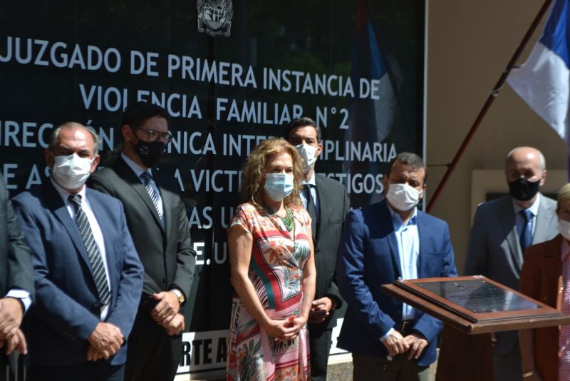 Herrera Ahuad participó de la inauguración del Juzgado de Violencia Familiar