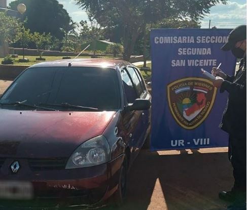 MISIONES - San Vicente: Detuvieron a infractor que evadió dos controles policiales