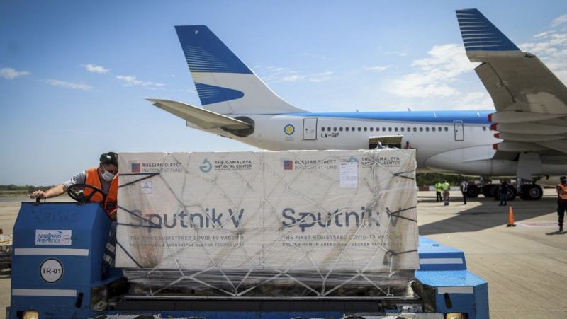 Sputnik V: Misiones suma 10.350 dosis del componente 1 y 10.200 del 2