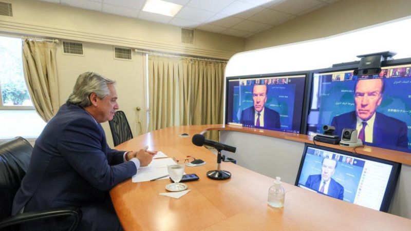 El Banco Mundial ratificó su apoyo a la Argentina y el Presidente Fernández dijo que el país "honrará sus deudas"