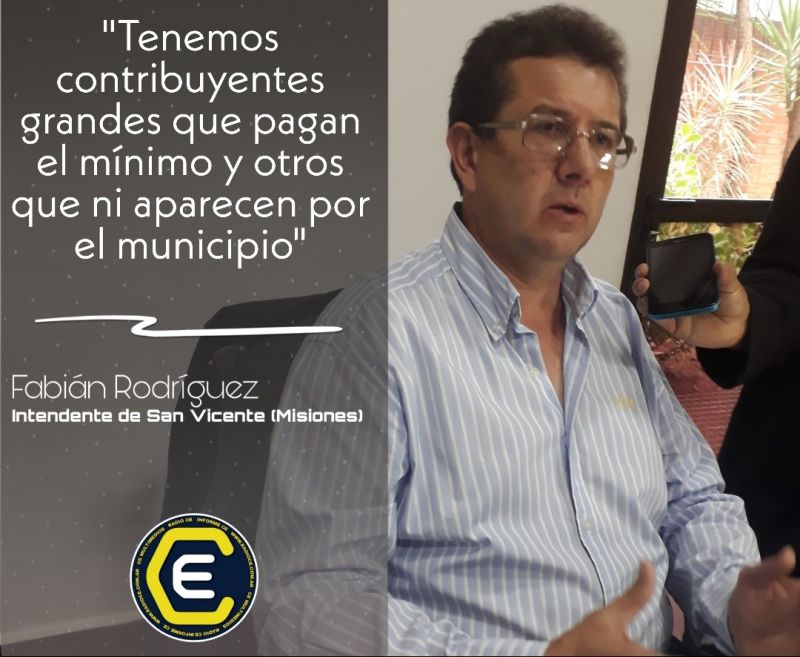 Rodríguez: “Tenemos contribuyentes grandes que pagan el mínimo y otros que ni aparecen por el municipio”