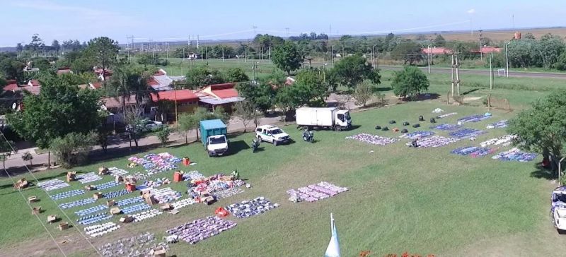 CORRIENTES - GN incautó mercaderías de contrabando por valor superior a 22 millones cuatrocientos mil pesos