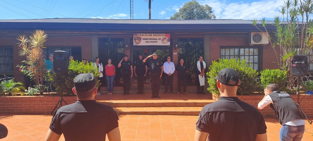 Comunales sanvicentinas: Asumió el Comis. May. Marcelo Maslowski al frente de la URVIII de la Policía de Misiones