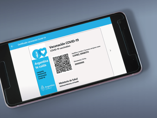 Cómo acceder al certificado digital de vacunación COVID de los hijos