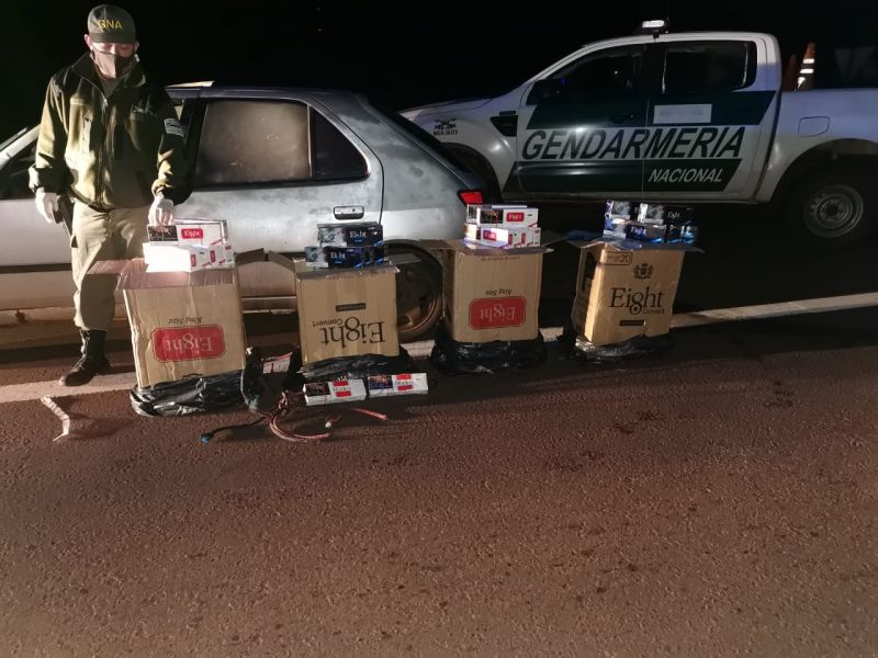 En cuatro días GN secuestró más de $ 1.8 millones en cigarrillos ilegales – Además se incautaron vehículos, armamentos y estupefacientes