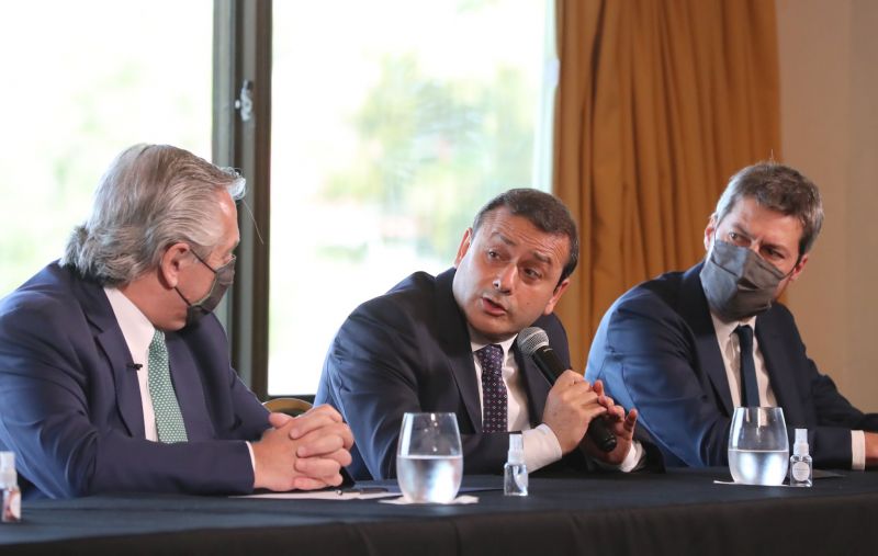Herrera Ahuad demandó ante el Presidente Fernández la apertura del Puente Internacional con Brasil, modificar la tasa aeroportuaria y el reconocimiento por el cuidado ambiental