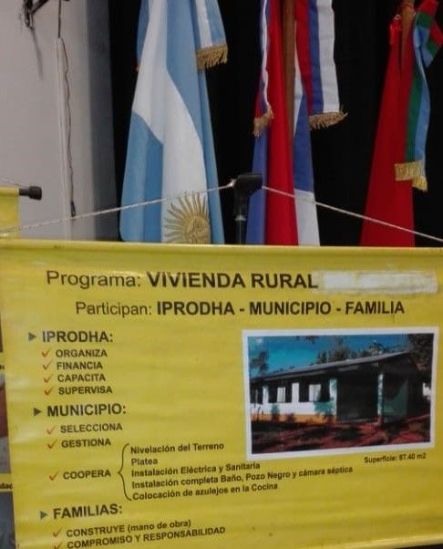 Comunales sanvicentinas: Mas productores se sumaron al Programa “Viviendas Rurales” del IPRODHA