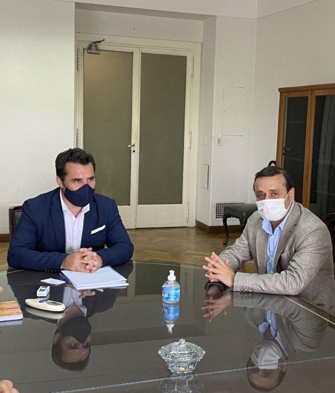 Herrera Ahuad y Quintana expusieron las urgencias sobre energía renovable ante Secretario de Energía de Nación,