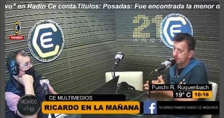 Roberto “Punchi” Rockenbach en "vivo" en Radio Ce contó “su verdad”