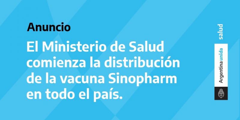 A Misiones le asignaron una primera entrega de 13500 dosis de la vacuna Sinopharm