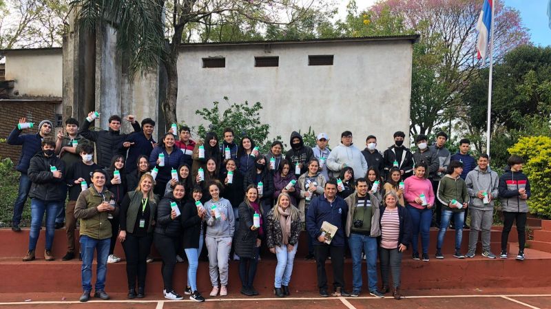 Charla sobre cosecha de yerba mate en el IEA 2 de S. Pedro – "Mate en la Escuela" en el CEP28 de Oberá