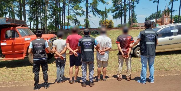 MISIONES – Salto Encantado: Por robo de yerba mate, cuatro detenidos y dos vehículos secuestrados