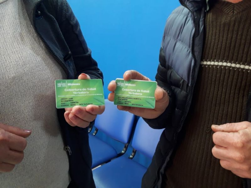 Comunales sanvicentinas: Continúa la entrega de carnets para cobertura de salud a productores yerbateros