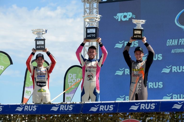 AUTOMOVILISMO: Rudito Bundziak hizo podio en su carrera debut en el TC Pista