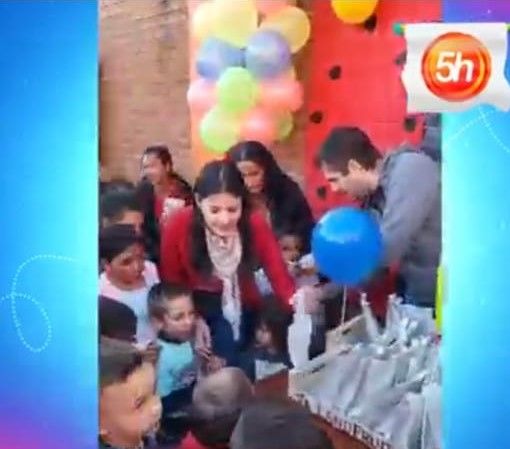Comunales sanvicentinas; La firma "5 Hermanos" homenajeó a los niños en su Día