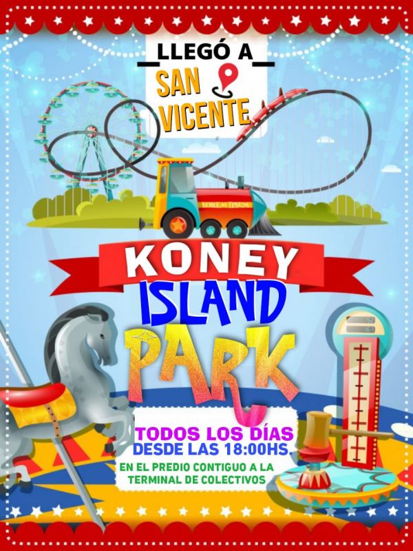 Comunales sanvicentinas: "Koney Island Park" nuevamente en la localidad