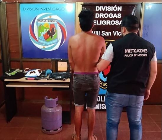 MISIONES-SAN VICENTE: Atraparon a “Fernandito” acusado de robar y vender objetos de la casa de su vecino