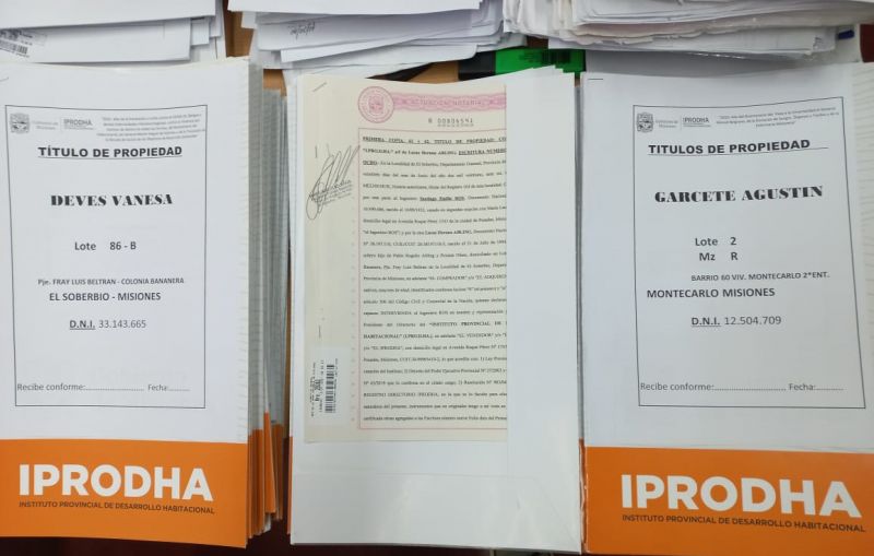 Programa de Regulación Dominial del IProDHa: La digitalización de documentos y el libre acceso a la información pública