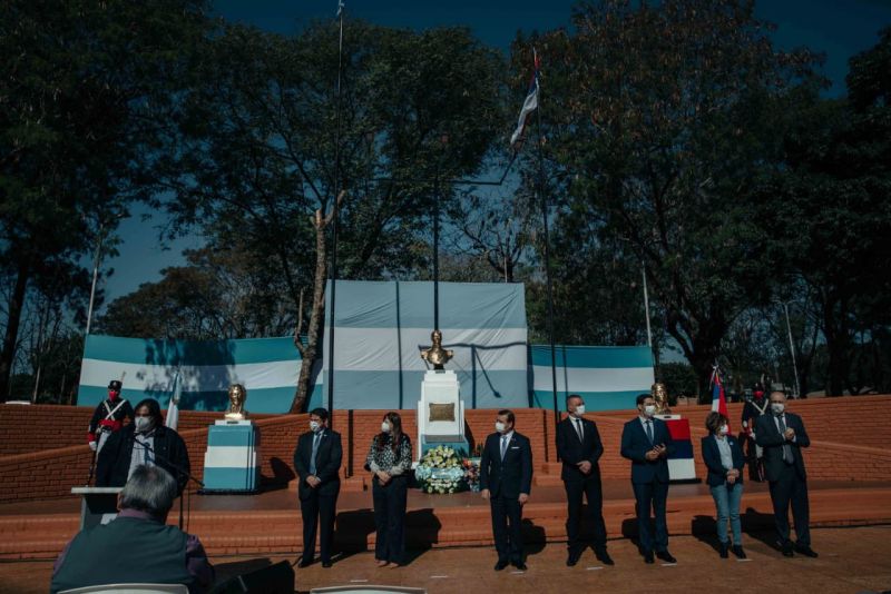 Herrera Ahuad participó del Tedeum por el Día de la Independencia junto a autoridades en Iguazú del Acto oficial en Pto. Libertad