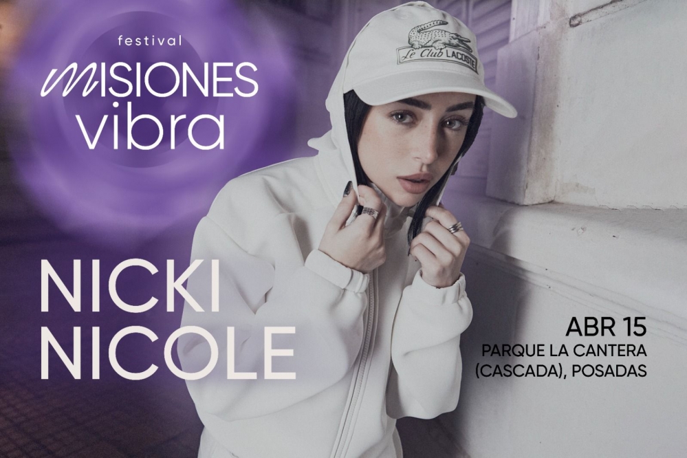 Misiones: Nicki Nicole llega a Posadas para poner la Provincia a vibrar