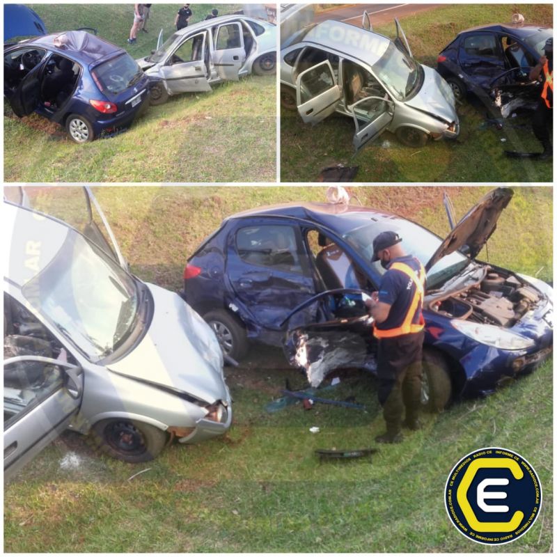 MISIONES - San Vicente: Accidente vial dejó dos heridos